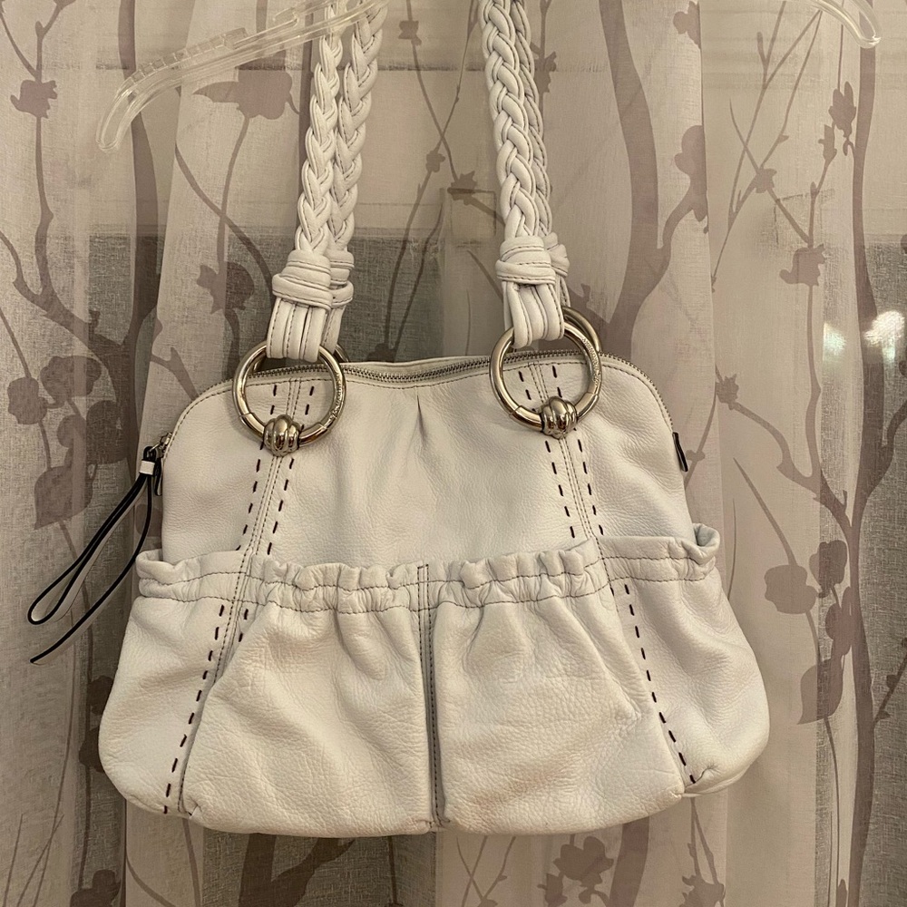 B. Makowsky - scrumptious pebblesleather handbag with great detail and pockets.